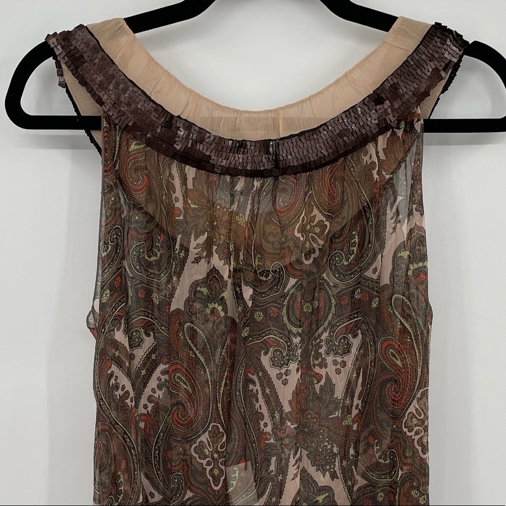 NEW! Rozae Nichols Paisley Silk Blouse - Picture 2 of 14